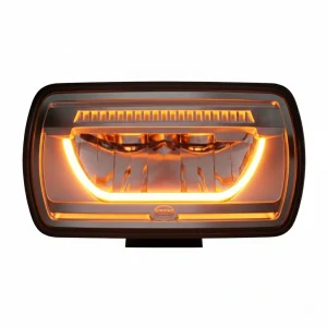 LED reflektor HELLA Jumbo LED 12-24V, bílé a oranžové poziční světlo