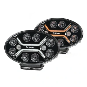 LED přídavný reflektor Skyled Ovum Flash (261mm), s pozičním světlem, strobo, 6-36V, 82W, 6400lm, ECE R10, R65, R148, R149