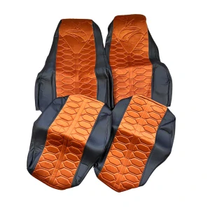 Potahy sedadla Scania NTG hnědo/černé