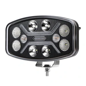 LED světlo oválné s pozičním a výstražným světlem, 80W, ECE R65, R148, R149, R10