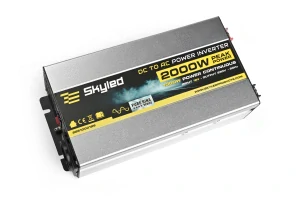 Měnič napětí Skyled 12V/230V, 2000W (1000W trvalý), čistý Sinus