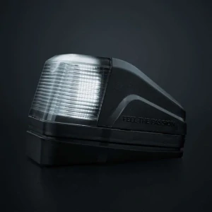 Střešní poziční světlo Strands IZE LED „Volvo styl“ – bílé / oranžové, výstražná funkce, IP69K