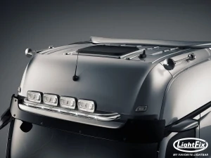 Střešní nerezový rám Lightfix SKY-LIGHT "MINI" nerezový – MERCEDES - ACTROS (PROCABIN) - GIGA SPACE