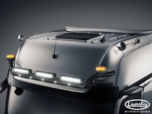 Střešní nerezový rám Lightfix SKY-LIGHT "WING" lakovaný – MERCEDES - ACTROS (PROCABIN) - GIGA SPACE