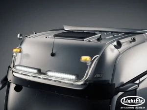 Střešní nerezový rám Lightfix SKY-LIGHT "U" nerezový – MERCEDES - ACTROS (PROCABIN) - GIGA SPACE