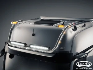Střešní nerezový rám Lightfix SKY-LIGHT "V-TYPE" nerezový – MERCEDES - ACTROS (PROCABIN) - GIGA SPACE