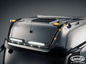 Střešní nerezový rám Lightfix SKY-LIGHT "V-TYPE" lakovaný – MERCEDES - ACTROS (PROCABIN) - GIGA SPACE