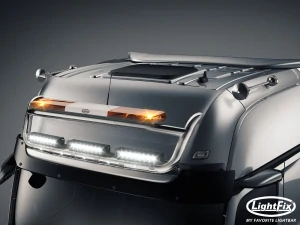 Střešní nerezový rám Lightfix SKY-LIGHT + SKY-BRIDGE nerezový – MERCEDES - ACTROS (PROCABIN) - GIGA SPACE