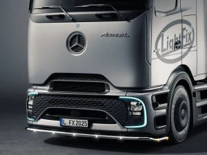 Přední rám pod nárazník Lightfix FRONT-LINER "N" nerezový – MERCEDES - ACTROS (PROCABIN) - GIGA / BIG / STREAM