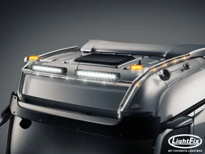 Střešní nerezový rám Lightfix SKY-LIGHT "H-TYPE" nerezový – MERCEDES - ACTROS (PROCABIN) / AROCS - BIGSPACE
