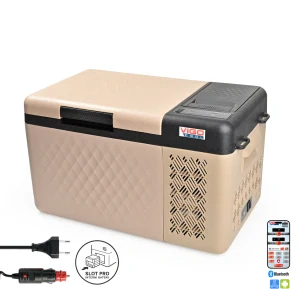 Přenosná kompresorová autochladnička Vigo Cool V20EMR, 20 l, 12/24/230V, Slot na baterii