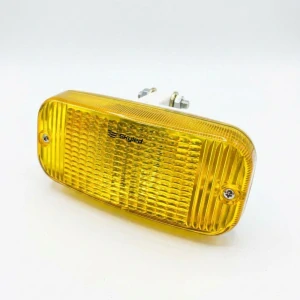 Poziční světlo Skyled styl Talmu 12/24V, 14x6,5cm- Žluté sklo