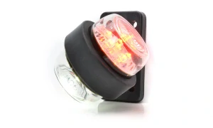 LED obrysová lampa Was, 6LED, čiré, 12/24V, "Gylle"