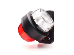 LED obrysová lampa Was Meteors, 6LED, čiré, 12/24V, "Gylle"