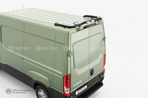 Střešní rám zadní, lakovaný, Iveco Daily 24-, Kabina H2