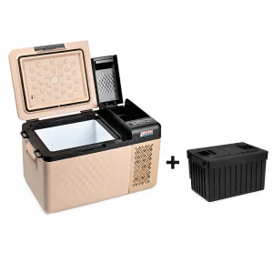 Přenosná kompresorová autochladnička Vigo Cool V20EMR, 20 l, 12/24/230V s baterií 15600 mAh