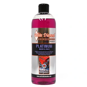 White Diamond Platinum Wash & Wax 750 ml – autošampon s voskem a ochranou proti soli
