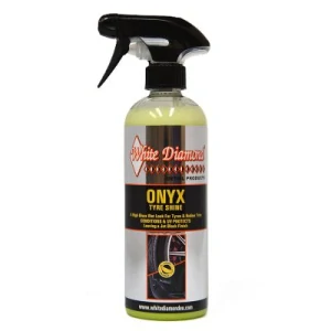 White Diamond ONYX Tyre Shine 500 ml – lesk na pneumatiky s UV ochranou a mokrým efektem