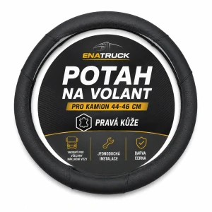 Potah na volant pro kamion 44-46 cm, pravá kůže