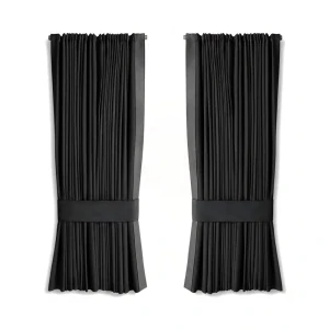 Prémiové boční závěsy do kamionu 240 × 90 cm – Scania, Volvo, DAF, Mercedes-Benz - Černé