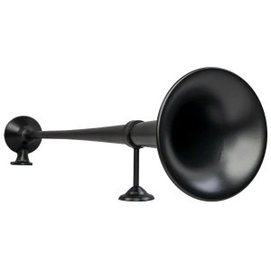 Vzduchová trumpeta z mosazi 950 mm -Nedking Black Edition – Černá