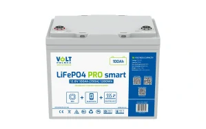 LiFePO4 PRO SMART akumulátor Volt Polska 12,8V 100Ah 150A BMS Bluetooth Vyhřívání