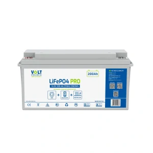 LiFePO4 PRO akumulátor Volt Polska 12,8V 200Ah 200A BMS Bluetooth s vyhříváním