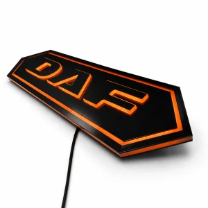 LED nápis Daf 800x200mm, venkovní i vnitřní, 24V