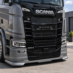 Přední spoiler nárazníku Scania NTG typ Brutale, nejhlubší nárazník