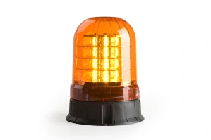 LED maják SKYLED BIG LANTERN 12–24 V, 38 LED, oranžový kryt, 3 režimy, R65, IP68, Ø 141 mm, výška 181 mm