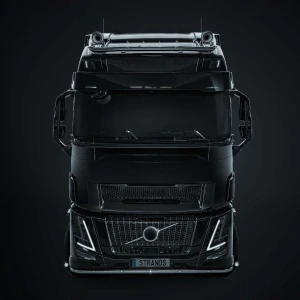 LED světelná rampa do masky pro Volvo FH AERO, Strands 2x Dark Knight Nuuk 10" (25,2cm)