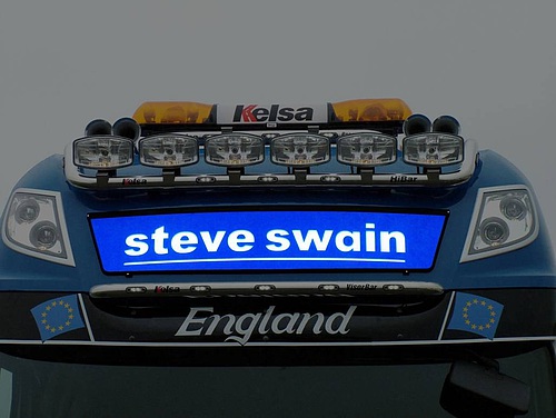 Neon Skyled PRO DAF XF SuperSpace, 28,5x146cm