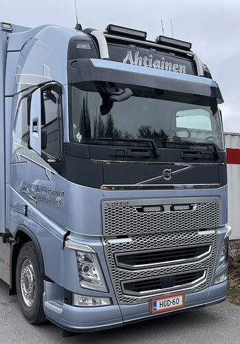 Sluneční clona Volvo FH4/FH5/FH AERO, 70mm hlubší než originál