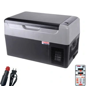 Přenosná kompresorová autochladnička lednice Vigo Cool V22, 22 l, 12/24/230V s výrobníkem ledu