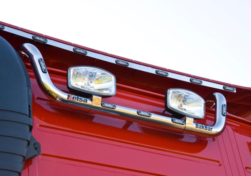 Zadní nerezový rám Kelsa BakBar Drop Down Style pro  Volvo FM Euro6 Globetrotter
