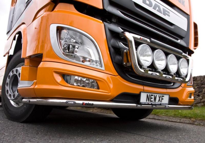 Nerezový rám pod nárazník Kelsa LoBar pro DAF XF106 Superspace, Spacecab | DAF XF106 Facelift Superspace, Spacecab