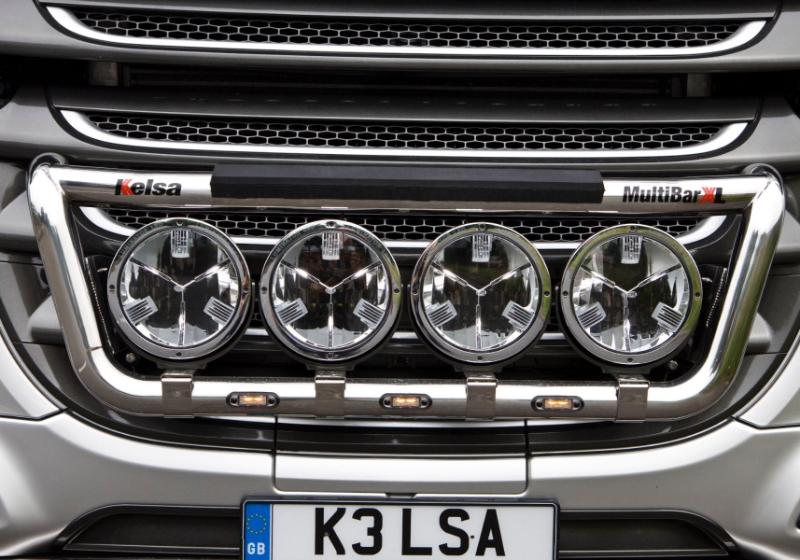 Přední nerezový rám Kelsa MultiBarXL pro DAF XF106 Facelift Spacecab | XF106 Spacecab, Superspace