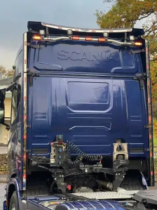 Zadní nerezový rám Kelsa BakBar Horní pro  Scania Next Generation R&S střední, vysoká kabina