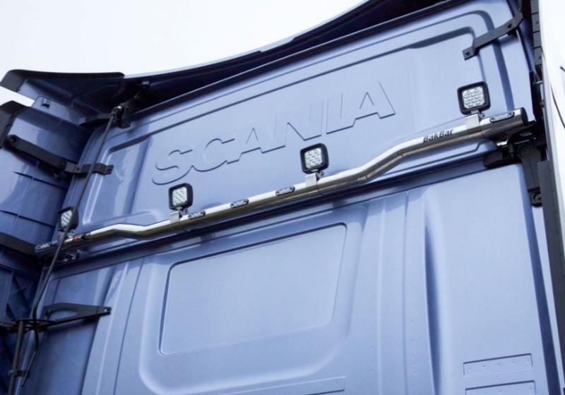 Zadní nerezový rám Kelsa BakBar Spodní pro  Scania Next Generation R&S střední, vysoká kabina
