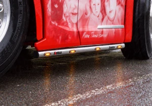Boční nerezové rámy Kelsa SideBars 6x2 pro Scania Next Generation R&S střední, vysoká kabina