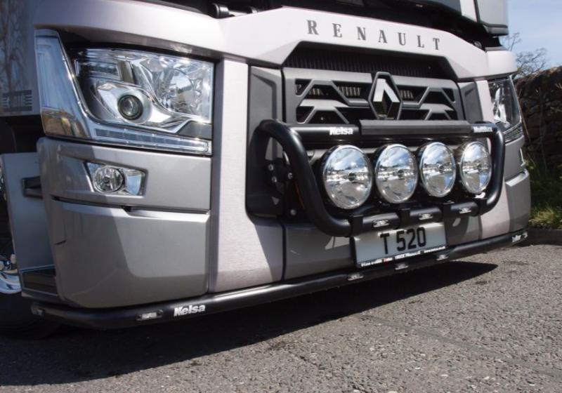 Přední nerezový rám Kelsa MultiBarXL pro  Renault T Range Long Haul Sleeper | C Range Standart