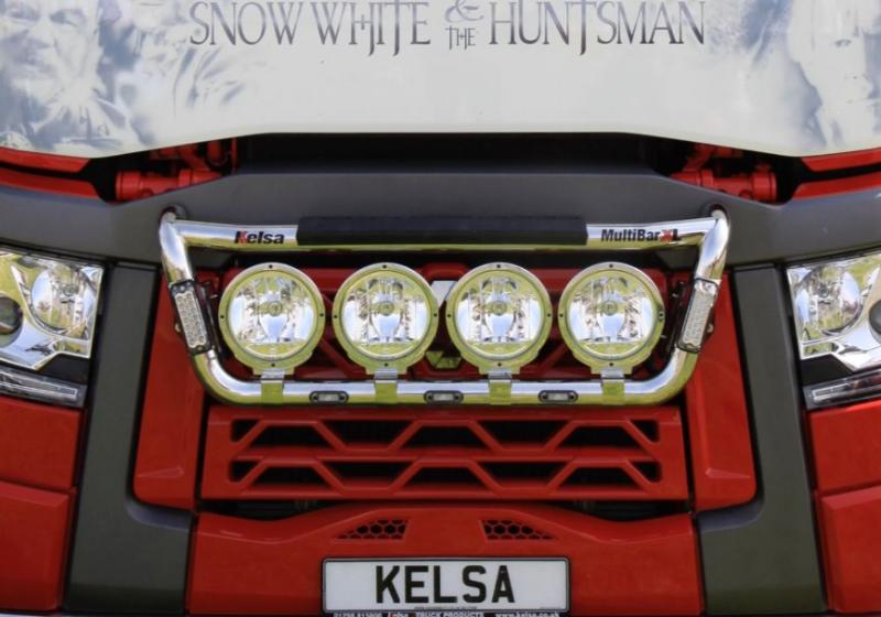 Přední nerezový rám Kelsa MultiBarXL High mount pro  Renault T Range Long Haul Sleeper | C Range Standart