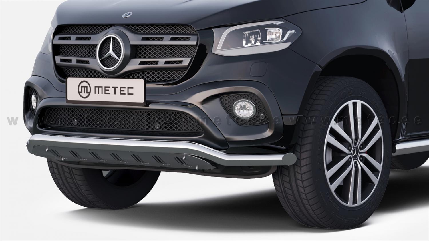 Rám pod nárazník s krytem inox | MERCEDES - BENZ X-CLASS 17-