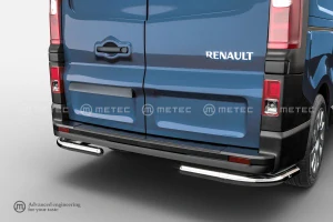 Ochranné rámy zadního nárazníku ø60,pol  | RENAULT TRAFIC 14-
