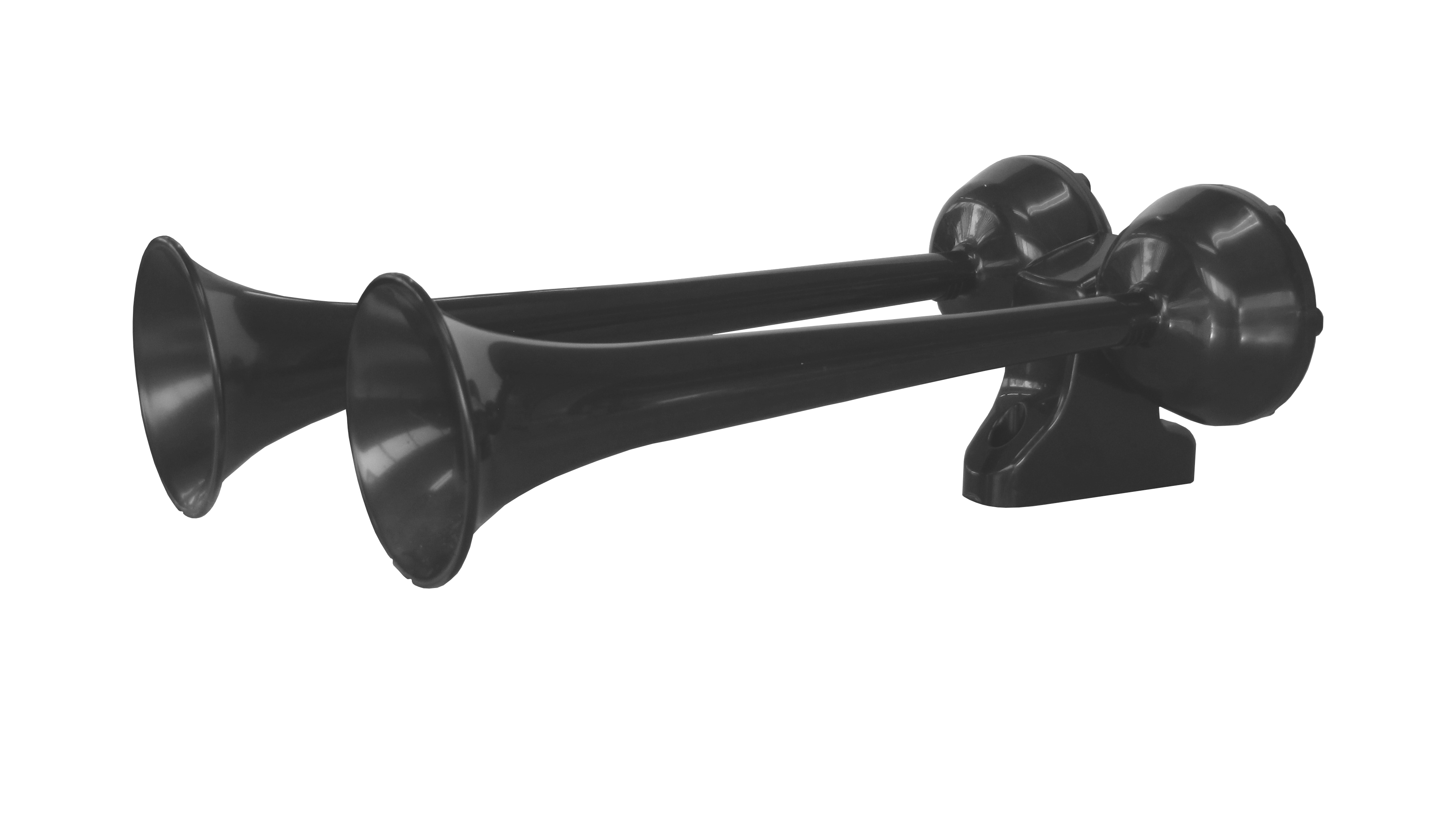 Vzduchová houkačka- Fanfára Beam A201 / 42 a 45cm/černá plastová