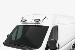 Střešní nerezový rám, s kabeláží a upínadla kabeláž | 2 Upínadla světel | CITROËN JUMPER 07-