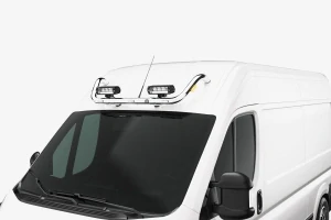 Střešní nerezový rám s kabeláží, LED kabeláž pro 2 světla | 2 Upínadla světel |LED 3 bíla a 2 oranžová | CITROËN JUMPER 07-