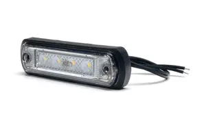 LED Lampa pozični přední WAŚ, 12V-24V, ECE, IP 66/68, univerzální