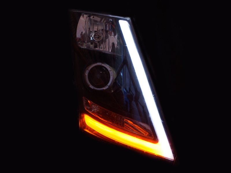 Oranžové LED moduly denního svícení Amerika pro VOLVO FH/FM (2012-2015)