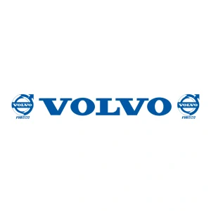 Zástěrka Volvo FH500 2400x350 mm bílá s modrým logem